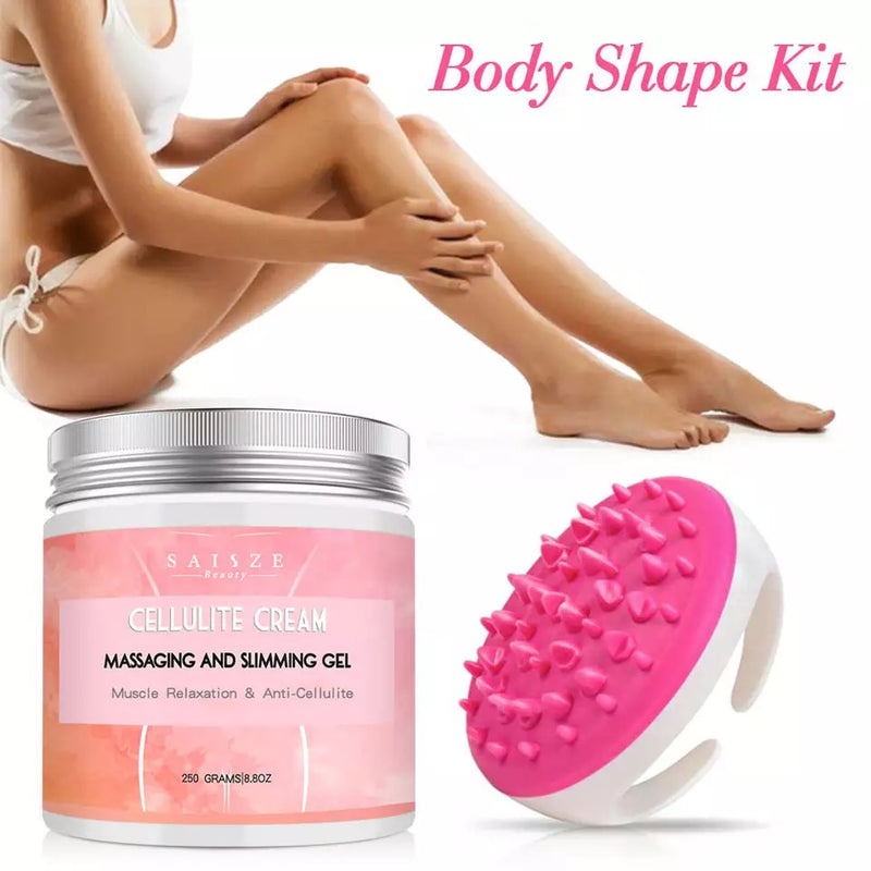 Slimming Fat Burning Cellulite Cream + Massager