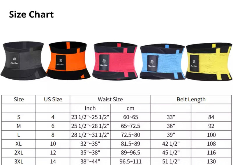 Sweat Belt Waist Trainer