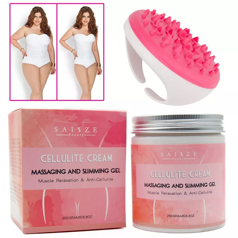 Slimming Fat Burning Cellulite Cream + Massager