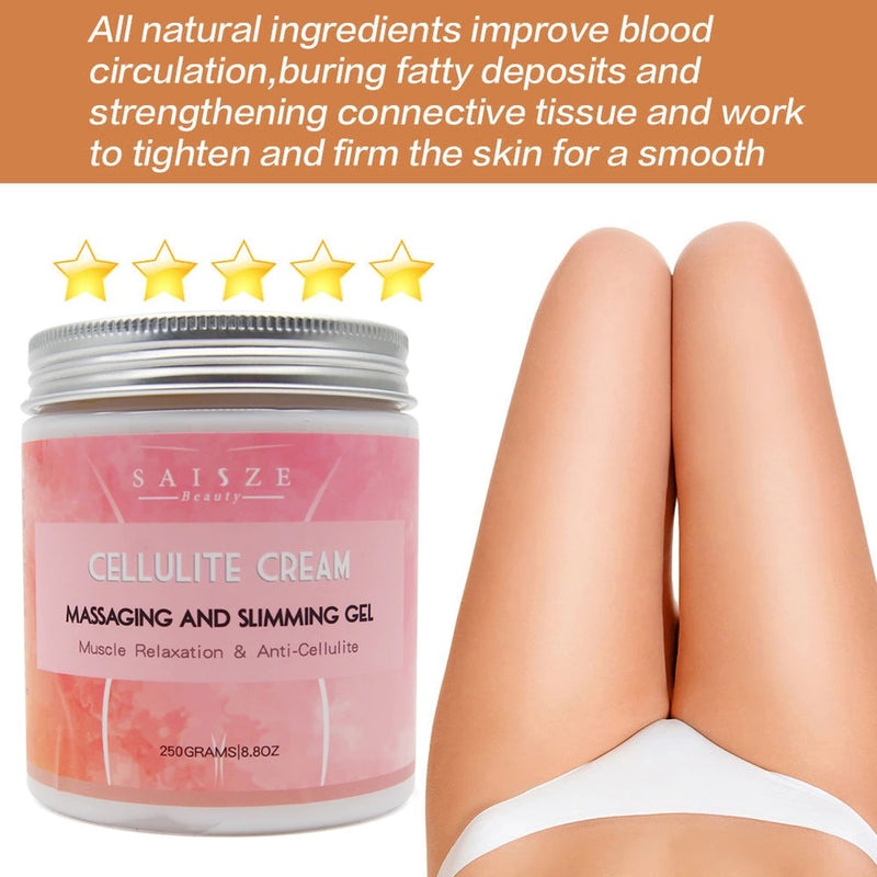 Slimming Fat Burning Cellulite Cream + Massager