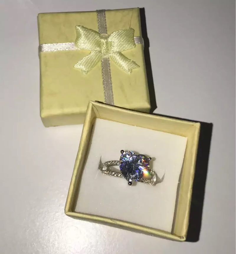Heart Lovers 925 Sterling Silver Promise Ring