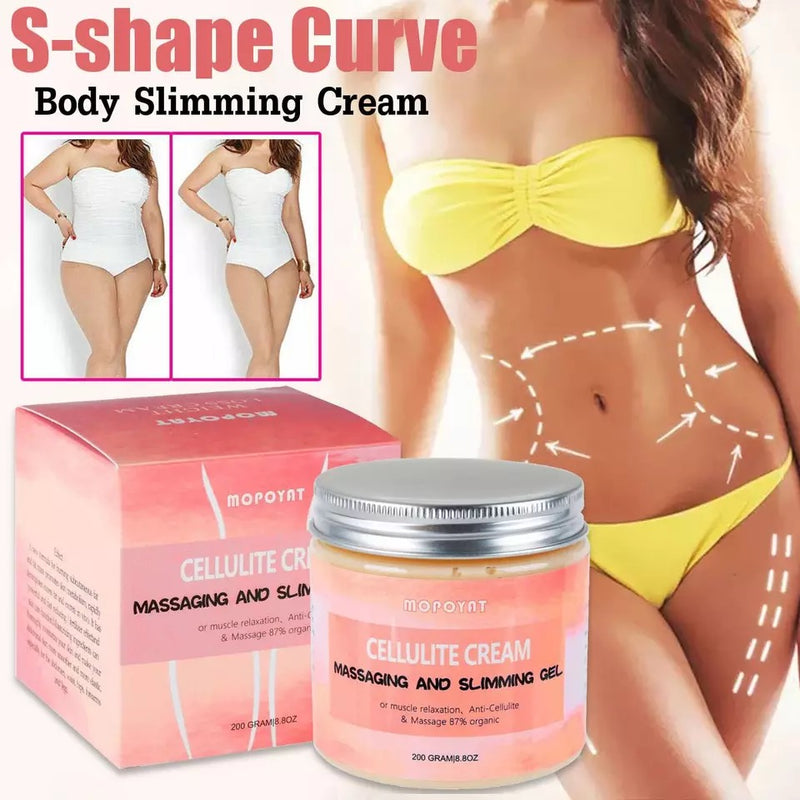 Slimming Fat Burning Cellulite Cream + Massager