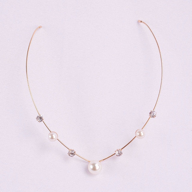 Back Hold Headbands Crystal