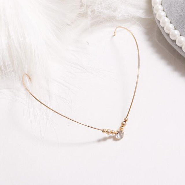 Back Hold Headbands Crystal
