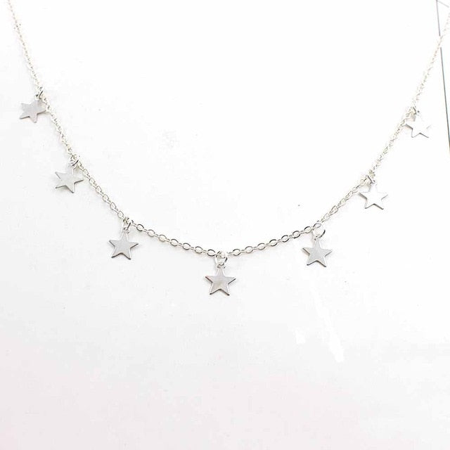 7 Star Choker Fashion Pendant Chain