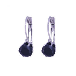 Fashion Cubic Zirconia Drop Hoop Earrings