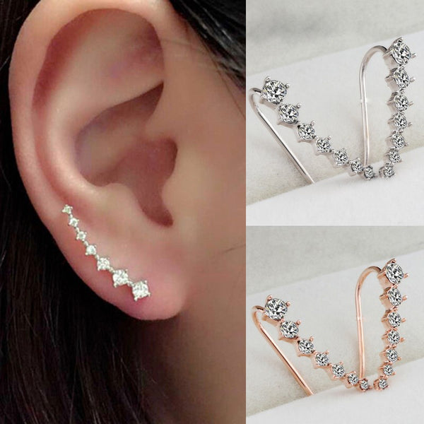 Crystal Ear Hook Earrings Jewelry