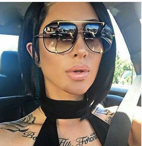 Fashion Oversized Pilot Sunglasses