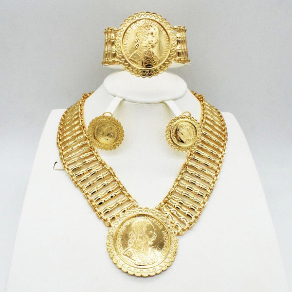 Gold Bridal Gift Wedding Jewelry Set