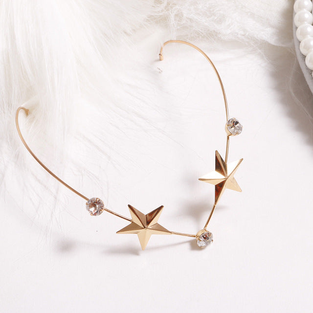 Back Hold Headbands Crystal
