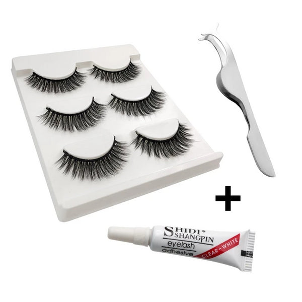 3D  Mink Eyelashes Kit