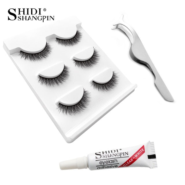 3D  Mink Eyelashes Kit
