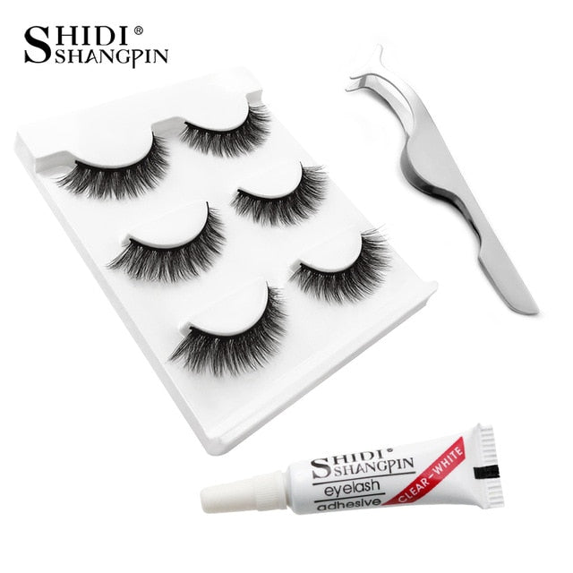 3D  Mink Eyelashes Kit