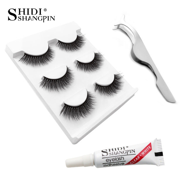 3D  Mink Eyelashes Kit