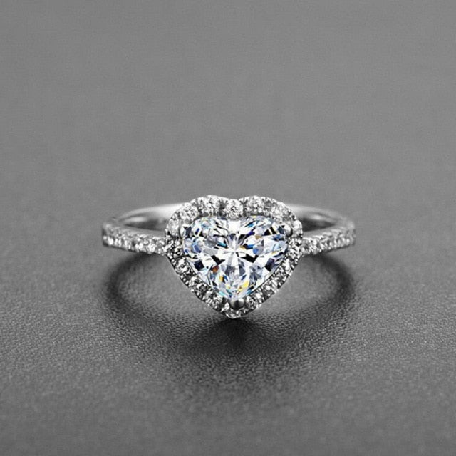 3CT AAA CZ Engagement Rings For Women