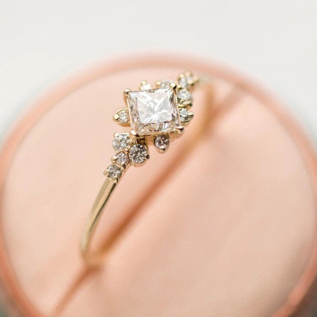 3CT AAA CZ Engagement Rings For Women