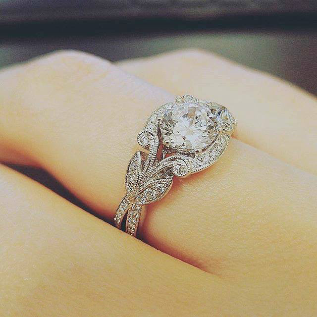 3CT AAA CZ Engagement Rings For Women